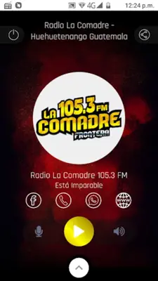 Radio La Comadre 105.3 FM android App screenshot 5